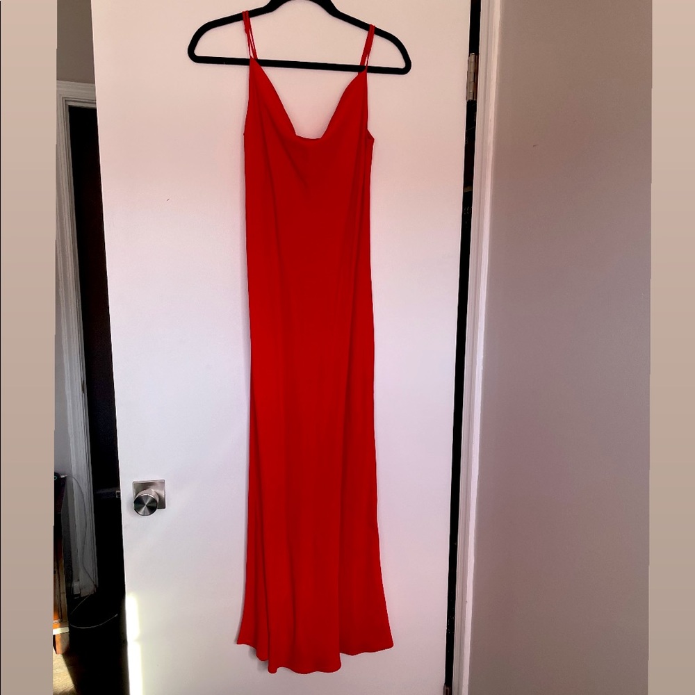 Red Zara Maxi Dress